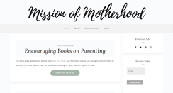 Desktop Screenshot of missionofmotherhood.com
